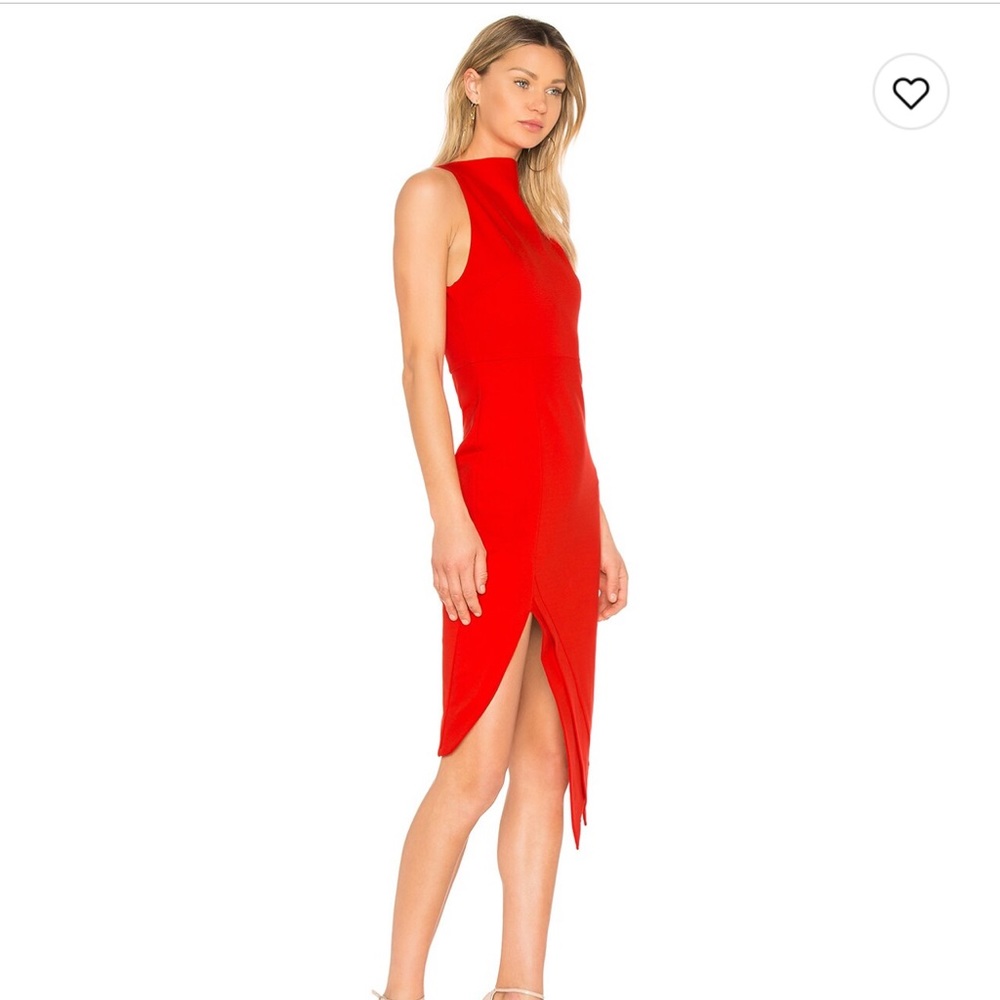 Elliatt Carmen Dress in Red - Picture 3 of 9